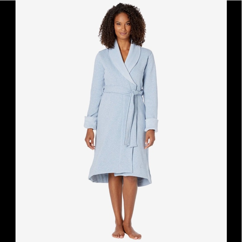 UGG Duffield II Robe blue bathrobe medium NWT NEW